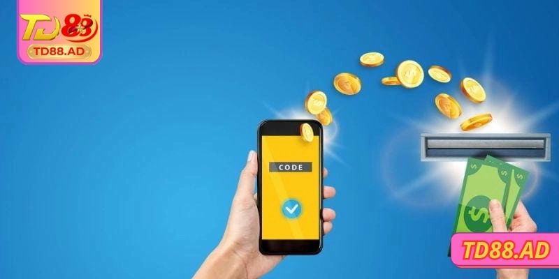 Sử dụng ví điện tử để nạp rút tiền TD88
