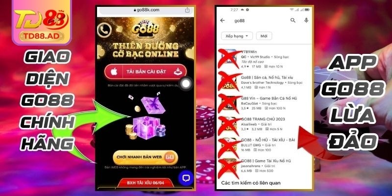 Go88 bị giả danh đang gây nhiều rủi ro